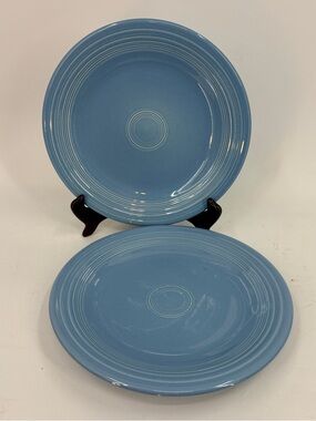 Reserved @clossoni 1995 Fiesta Dinner Plates Periwinkle Blue Homer Laughlin